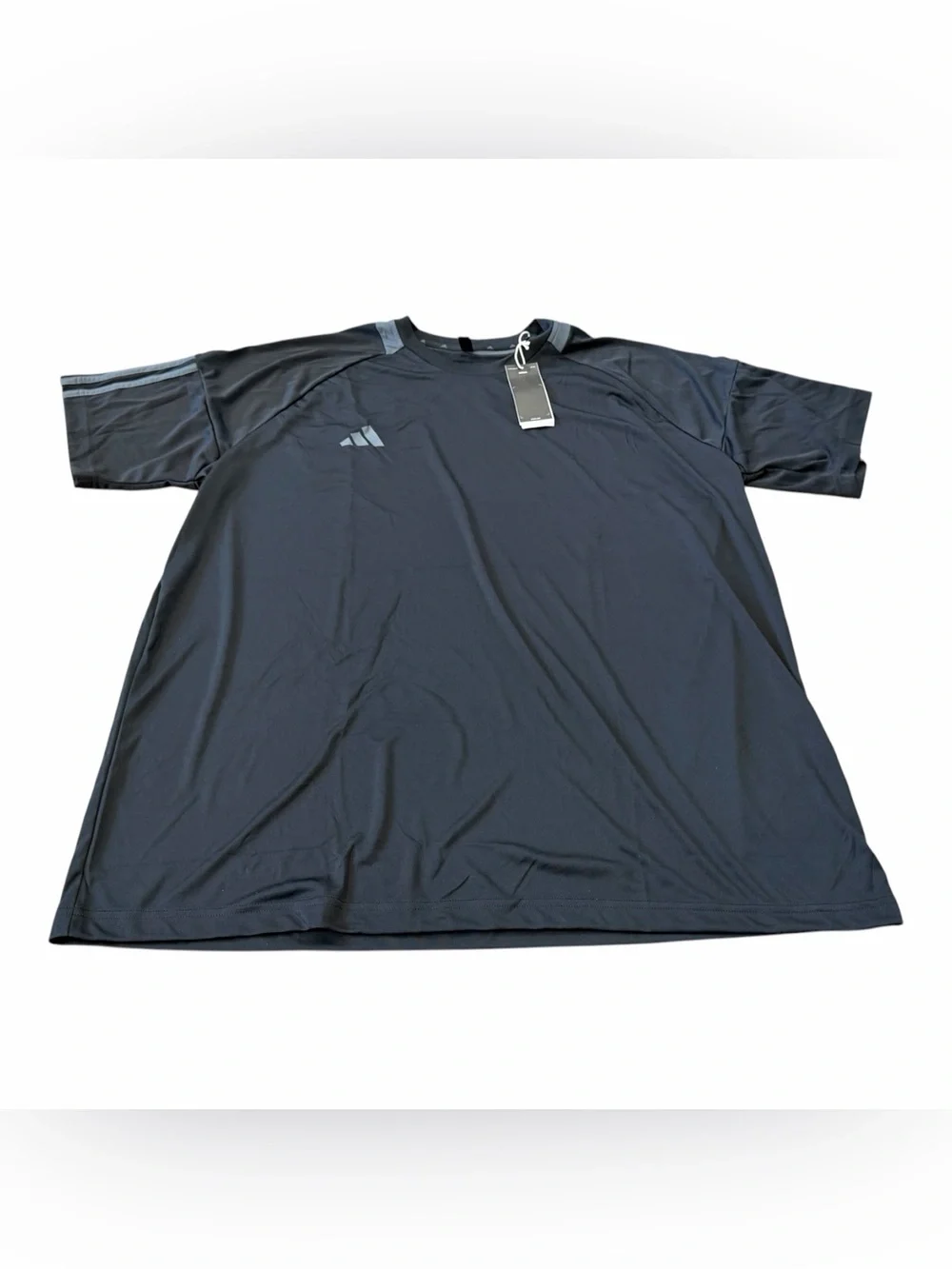 Adidas Men’s Black  Aeroready Short Sleeve Shirt Top Size 2XL, NEW